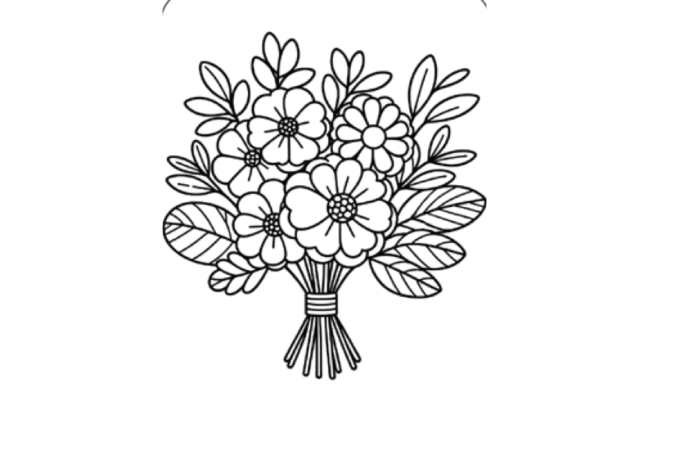 #6. Flower Coloring Pages | ABCmouse