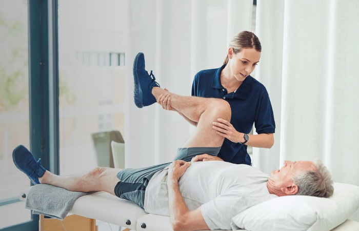 Undergo Physical Therapy And Rehabilitation